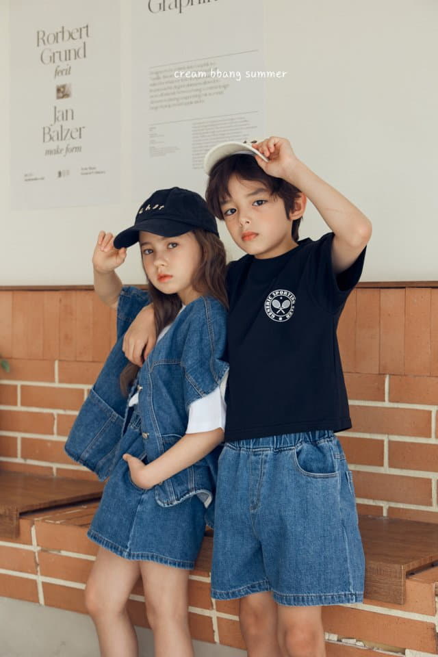 Cream Bbang - Korean Children Fashion - #prettylittlegirls - Habana Denim Shorts - 10