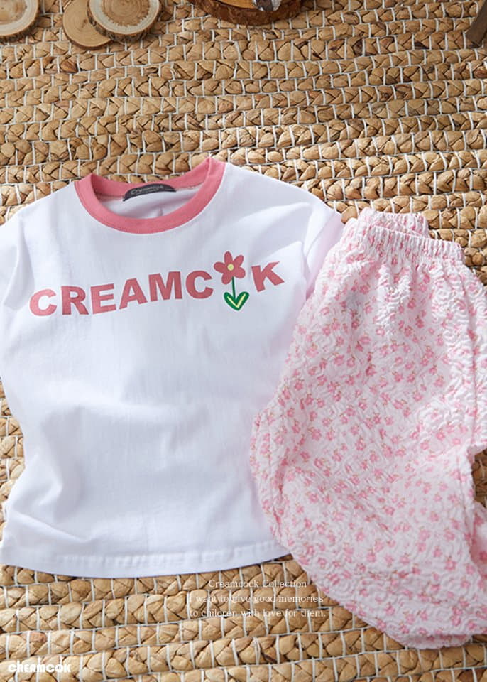 Creamcok - Korean Children Fashion - #kidsshorts - Cream Cok Cooling Top Bottom Set - 5