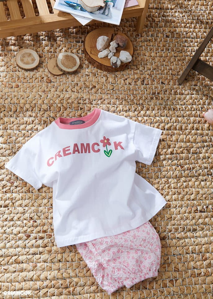 Creamcok - Korean Children Fashion - #kidsstore - Cream Cok Cooling Top Bottom Set - 6
