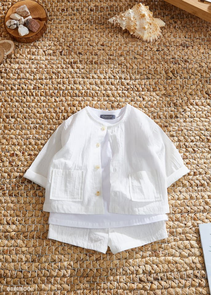 Creamcok - Korean Children Fashion - #minifashionista - Sharr Cardigan Set - 5