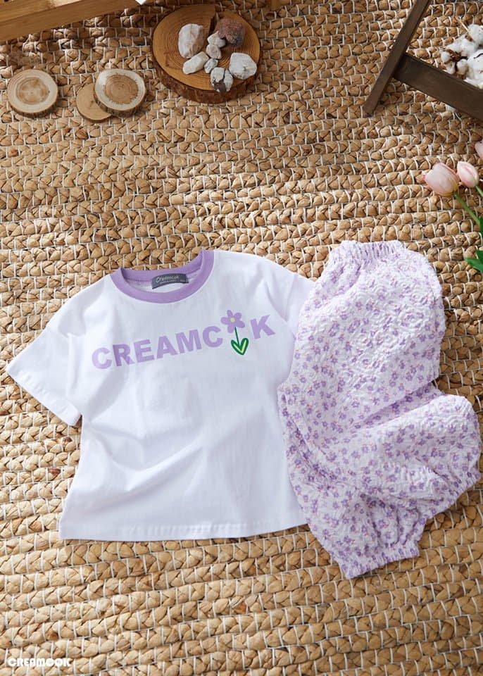 Creamcok - Korean Children Fashion - #toddlerclothing - Flower Pants - 7