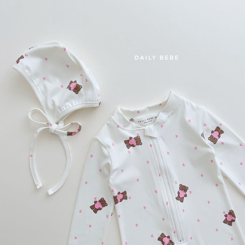 Daily Bebe - Korean Children Fashion - #designkidswear - All In One Rashguard - 2