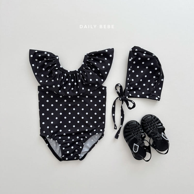 Daily Bebe - Korean Children Fashion - #kidsstore - Dor Frill Swimwear - 3