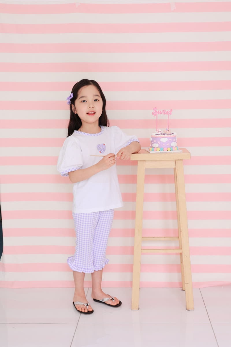 Dalla - Korean Children Fashion - #fashionkids - Check Frill Pants - 12
