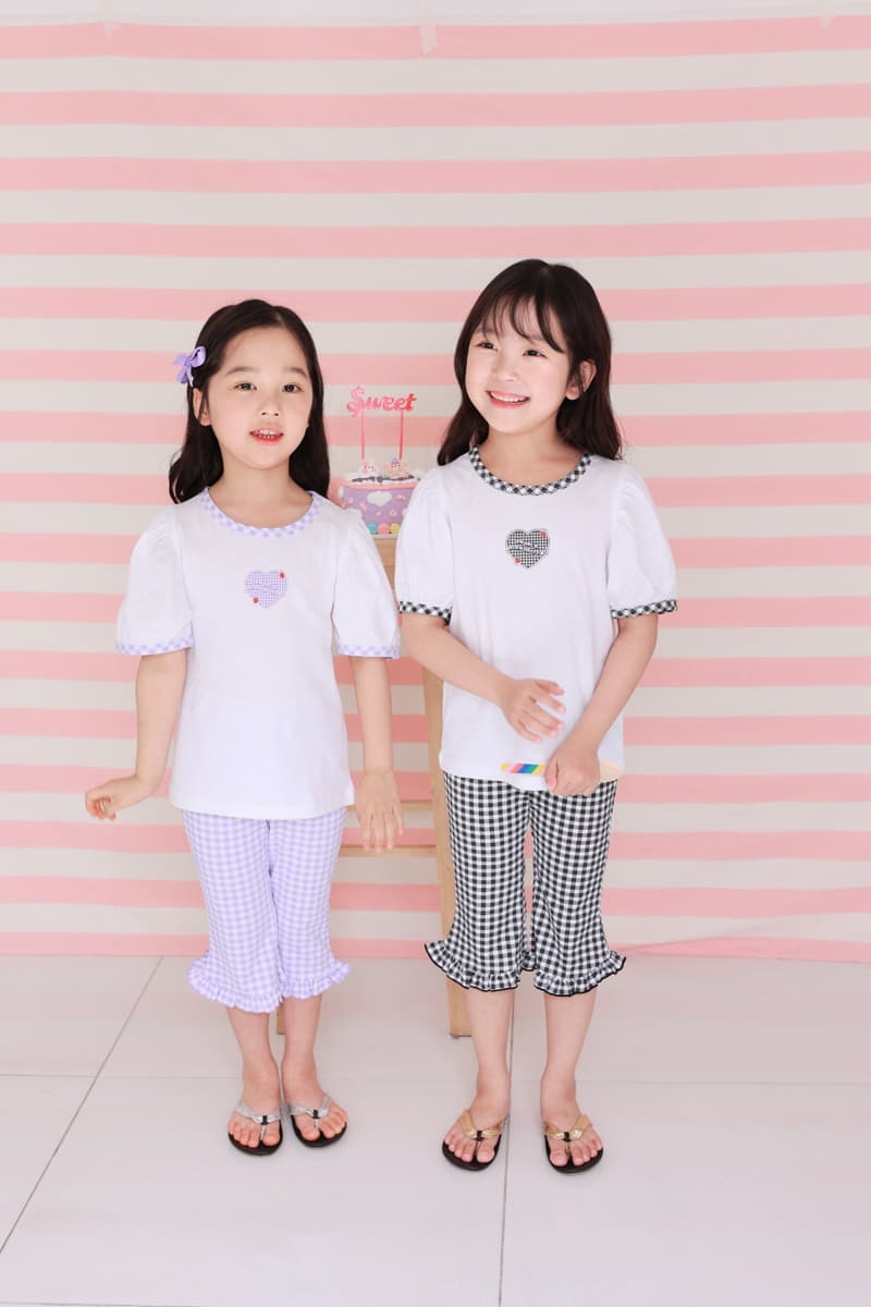 Dalla - Korean Children Fashion - #kidzfashiontrend - Check Frill Pants