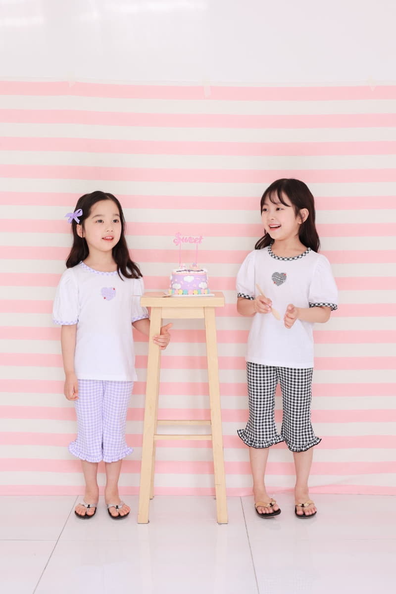 Dalla - Korean Children Fashion - #littlefashionista - Check Frill Pants - 3