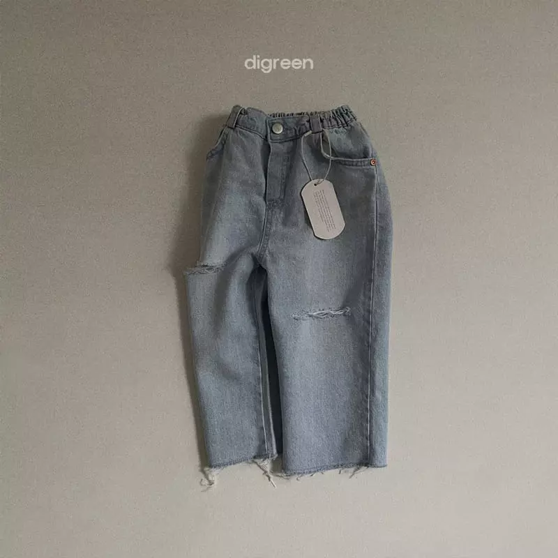 Digreen - Korean Children Fashion - #Kfashion4kids - Ice Cuttinh Pants - 2