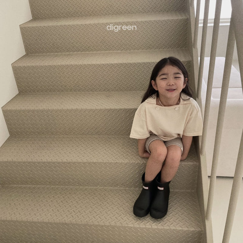 Digreen - Korean Children Fashion - #Kfashion4kids - Two Button Collar Tee - 7