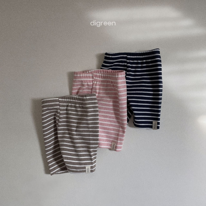 Digreen - Korean Children Fashion - #childofig - Summer Stripes Leggings