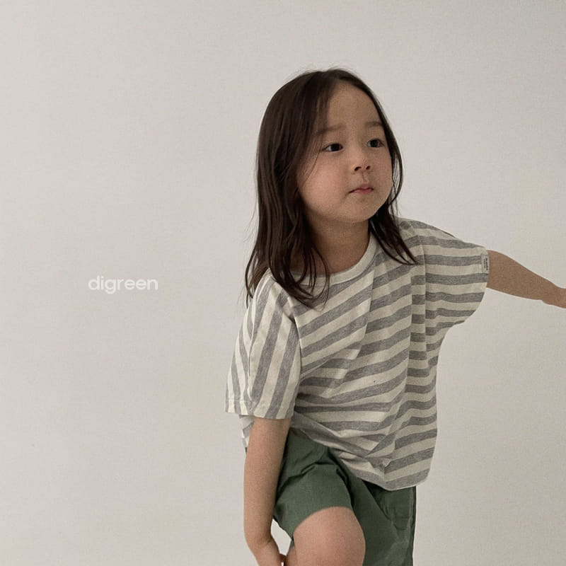 Digreen - Korean Children Fashion - #childofig - Natural Stripes Tee - 2