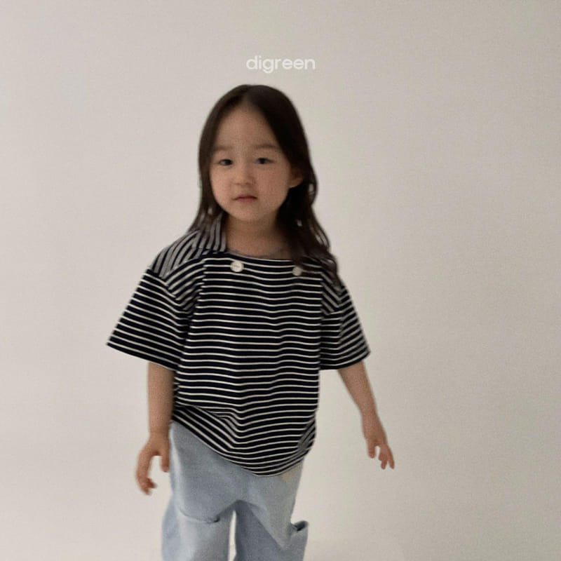 Digreen - Korean Children Fashion - #designkidswear - Two Button Collar Tee