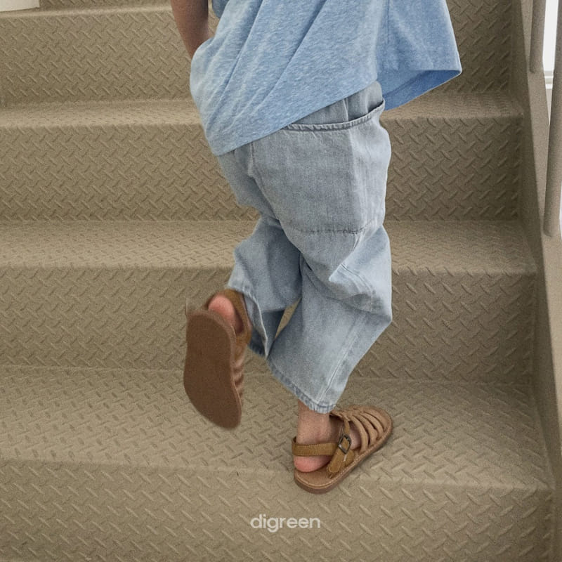 Digreen - Korean Children Fashion - #childrensboutique - Big Pocket Jeans - 4