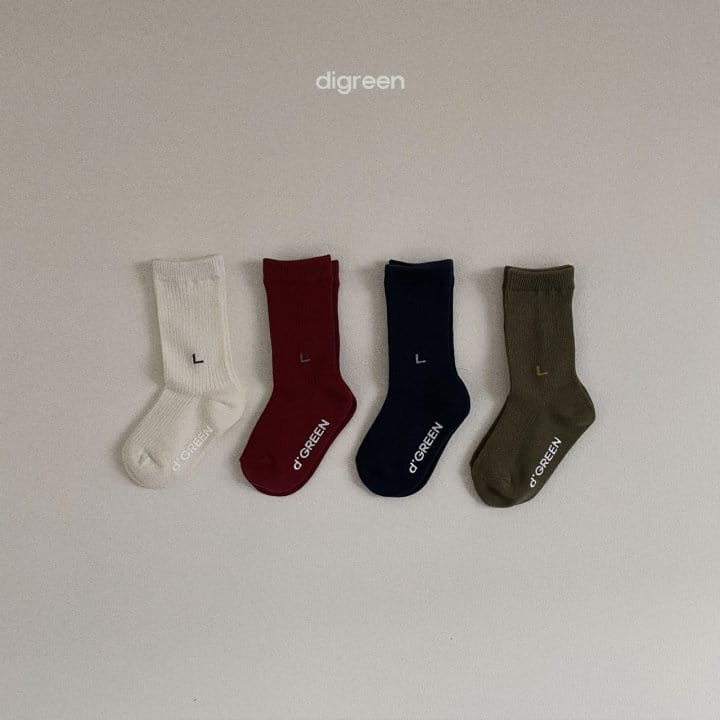 Digreen - Korean Children Fashion - #designkidswear - Oen Socks - 2