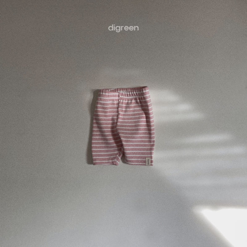 Digreen - Korean Children Fashion - #designkidswear - Summer Stripes Leggings - 4