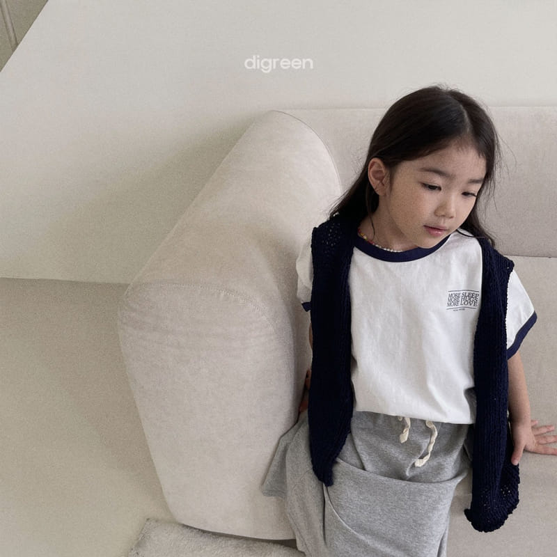 Digreen - Korean Children Fashion - #kidsshorts - More Piping Tee - 11