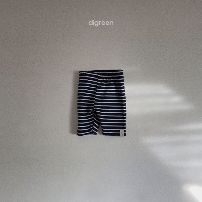 Digreen - Korean Children Fashion - #kidsshorts - Summer Stripes Leggings - 6