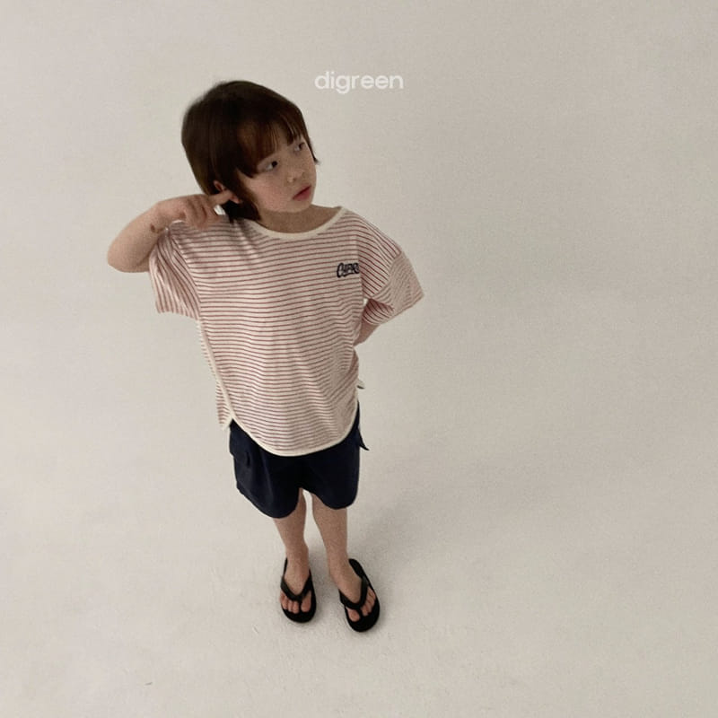 Digreen - Korean Children Fashion - #kidsshorts - Capri Tee