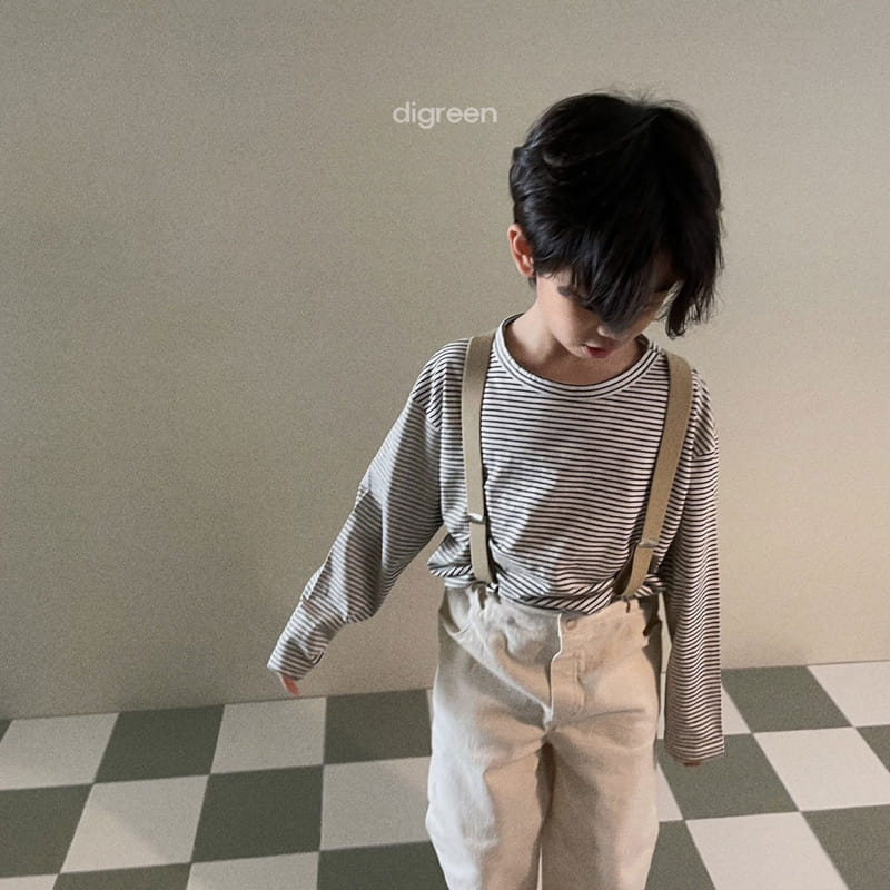 Digreen - Korean Children Fashion - #kidsshorts - Natural Suspendar - 11