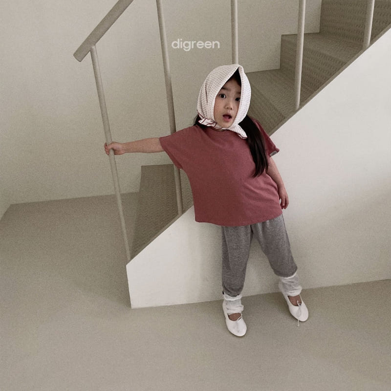 Digreen - Korean Children Fashion - #kidsshorts - Natural Tee - 6