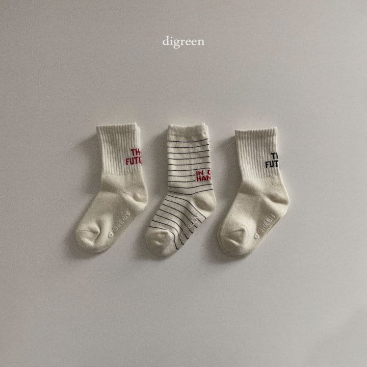 Digreen - Korean Children Fashion - #kidsshorts - Future Socks - 3