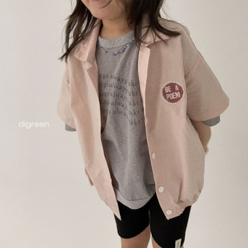 Digreen - Korean Children Fashion - #kidsstore - Short Sleeves Jacket - 7