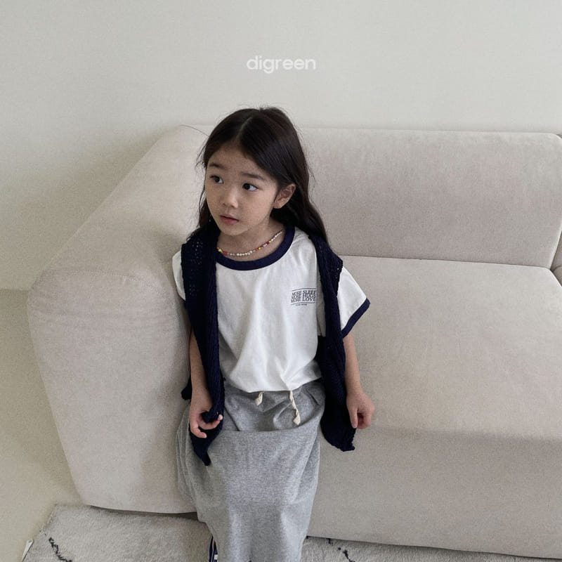 Digreen - Korean Children Fashion - #kidsstore - More Piping Tee - 12