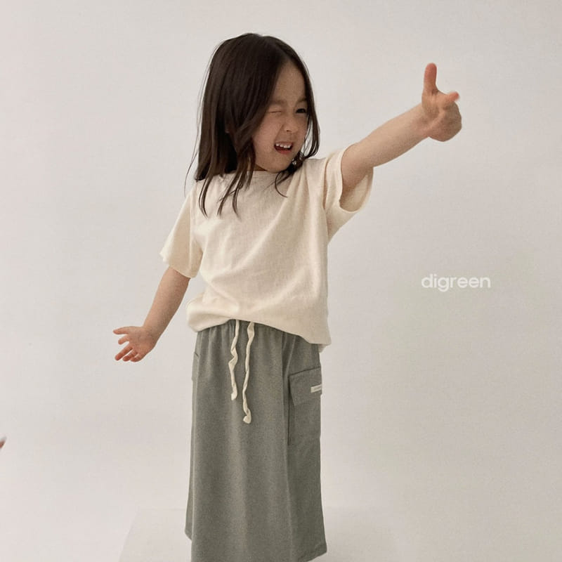 Digreen - Korean Children Fashion - #kidsstore - Eyelet Tee - 12