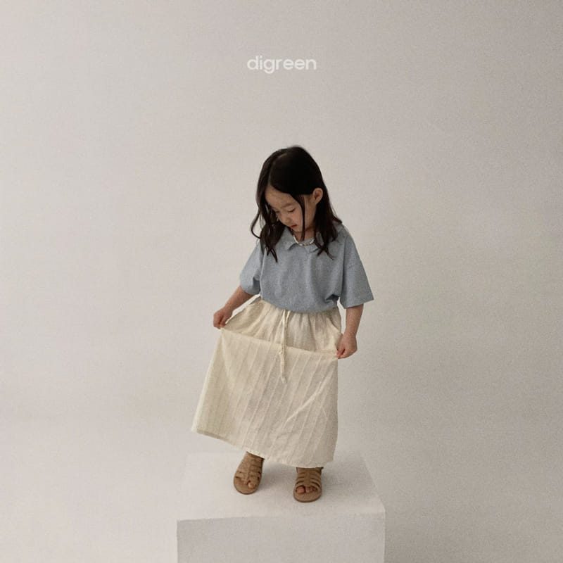 Digreen - Korean Children Fashion - #kidzfashiontrend - Creamy Skirt - 5