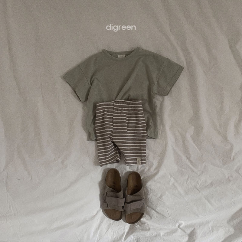 Digreen - Korean Children Fashion - #littlefashionista - Summer Stripes Leggings - 10