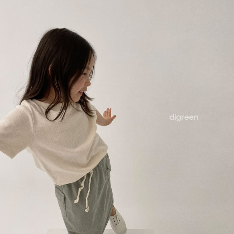 Digreen - Korean Children Fashion - #littlefashionista - Eyelet Tee
