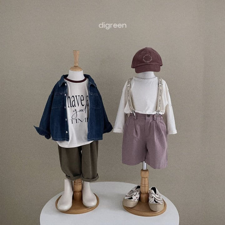 Digreen - Korean Children Fashion - #minifashionista - Line Suspendar - 8