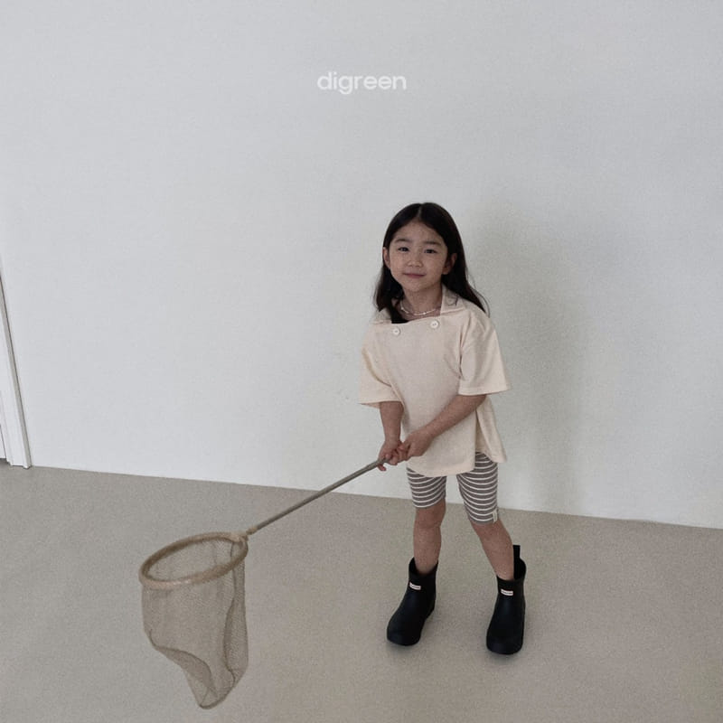 Digreen - Korean Children Fashion - #prettylittlegirls - Two Button Collar Tee - 11