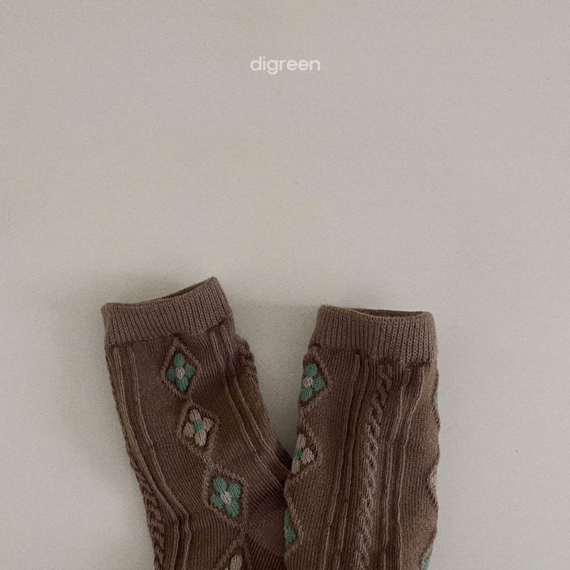 Digreen - Korean Children Fashion - #prettylittlegirls - Natural Flower Socks - 5