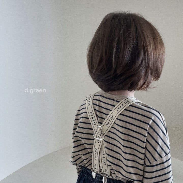 Digreen - Korean Children Fashion - #prettylittlegirls - Line Suspendar - 9
