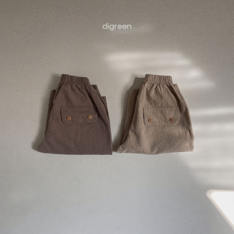 Digreen - Korean Children Fashion - #prettylittlegirls - Linen Long Pants - 4