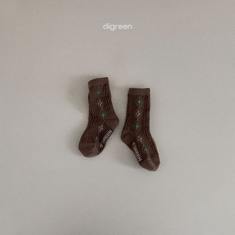 Digreen - Korean Children Fashion - #todddlerfashion - Natural Flower Socks - 6