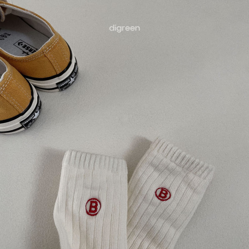 Digreen - Korean Children Fashion - #toddlerclothing - Butter Socks - 12