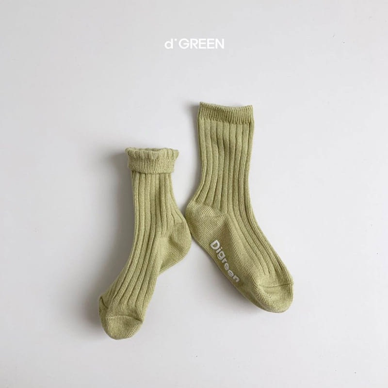 Digreen - Korean Children Fashion - #toddlerclothing - Pistachio Socks - 9