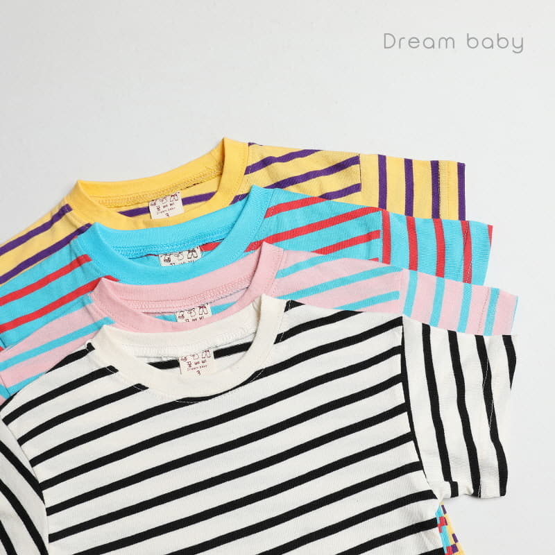 Dream Baby - Korean Children Fashion - #childofig - Lena Stripes Tee