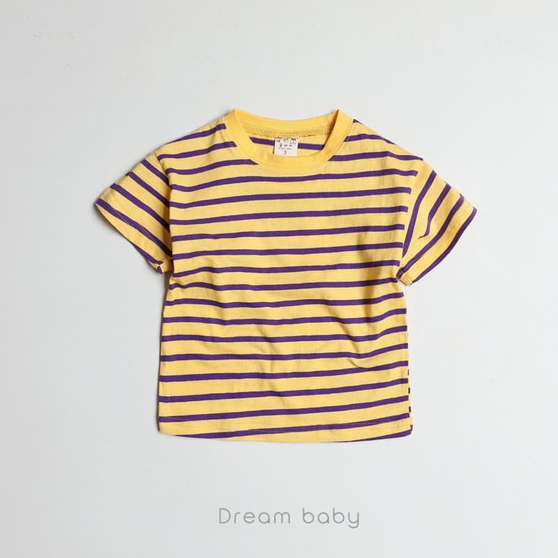 Dream Baby - Korean Children Fashion - #littlefashionista - Lena Stripes Tee - 6