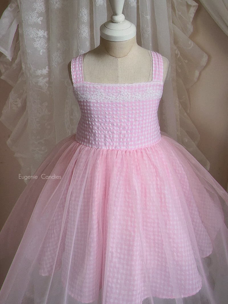 Eugenie Candies - Korean Children Fashion - #Kfashion4kids - Pink Bell One-piece - 8