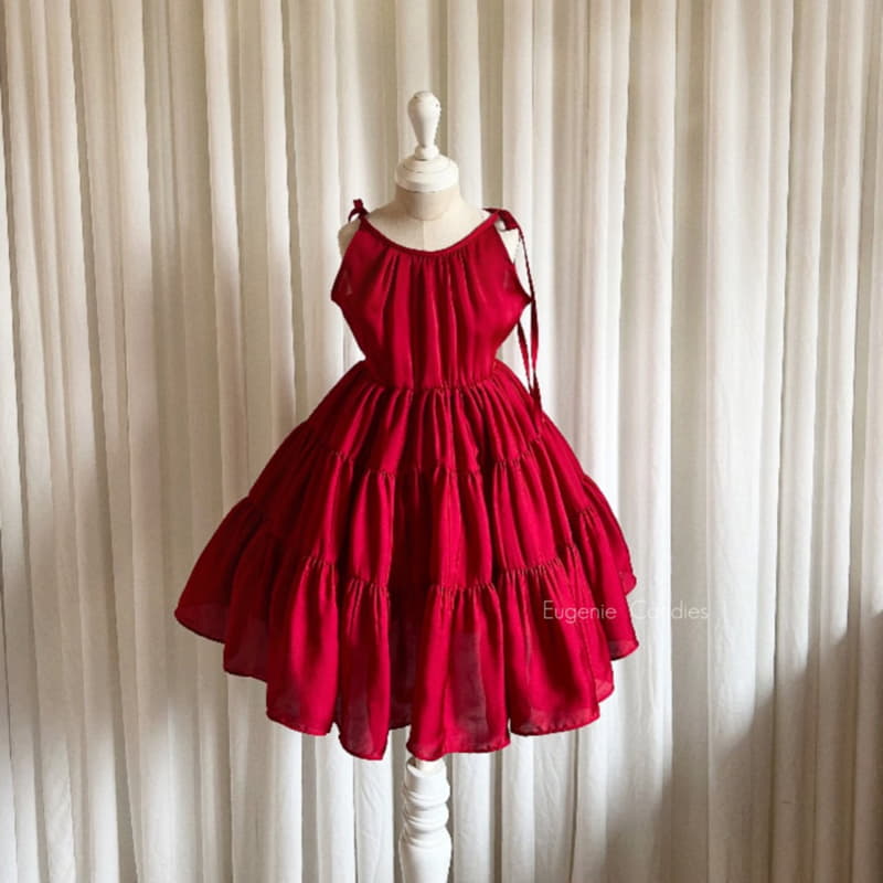Eugenie Candies - Korean Children Fashion - #designkidswear - Cherry One-piece - 3