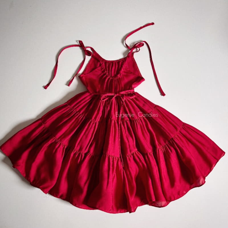Eugenie Candies - Korean Children Fashion - #designkidswear - Cherry One-piece - 4