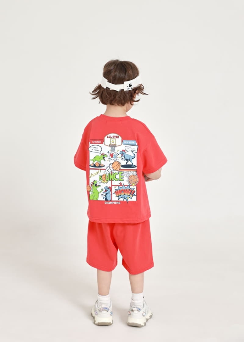 Fashion King - Korean Children Fashion - #childofig - Dino Top Bottom Set - 2