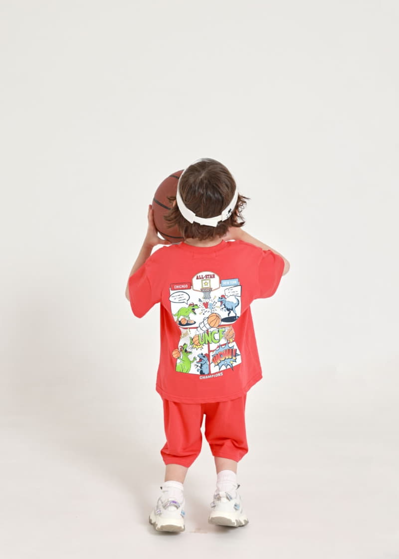 Fashion King - Korean Children Fashion - #childrensboutique - Dino Top Bottom Set - 3