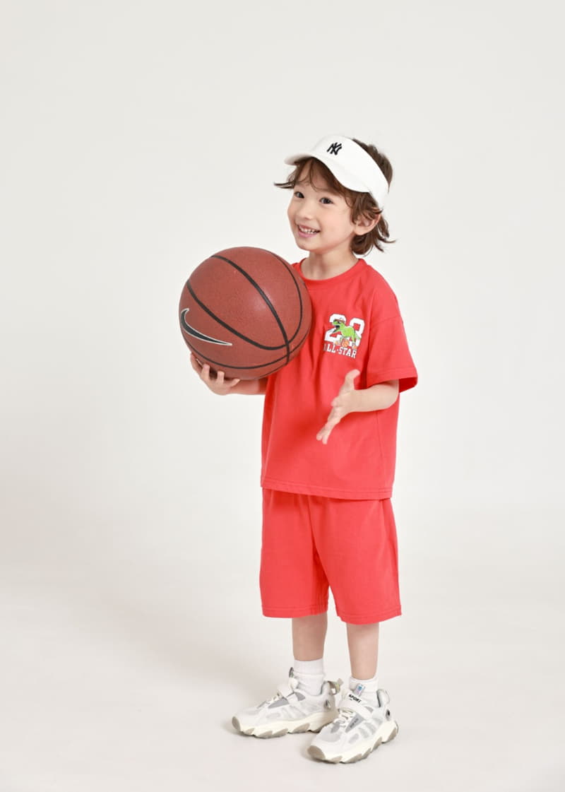 Fashion King - Korean Children Fashion - #stylishchildhood - Dino Top Bottom Set