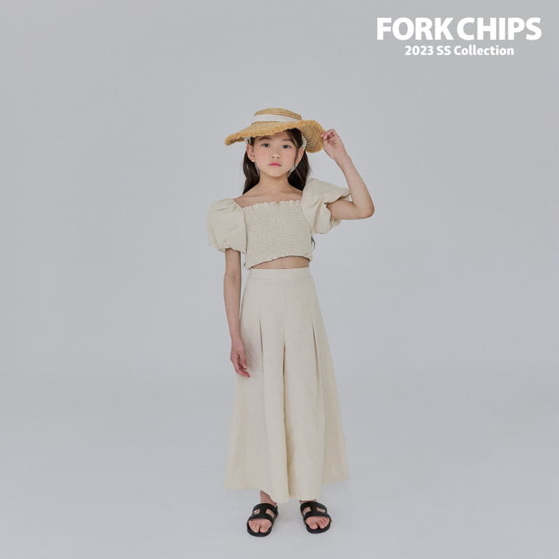 Fork Chips - Korean Children Fashion - #Kfashion4kids - Dunday Crop Blouse - 5