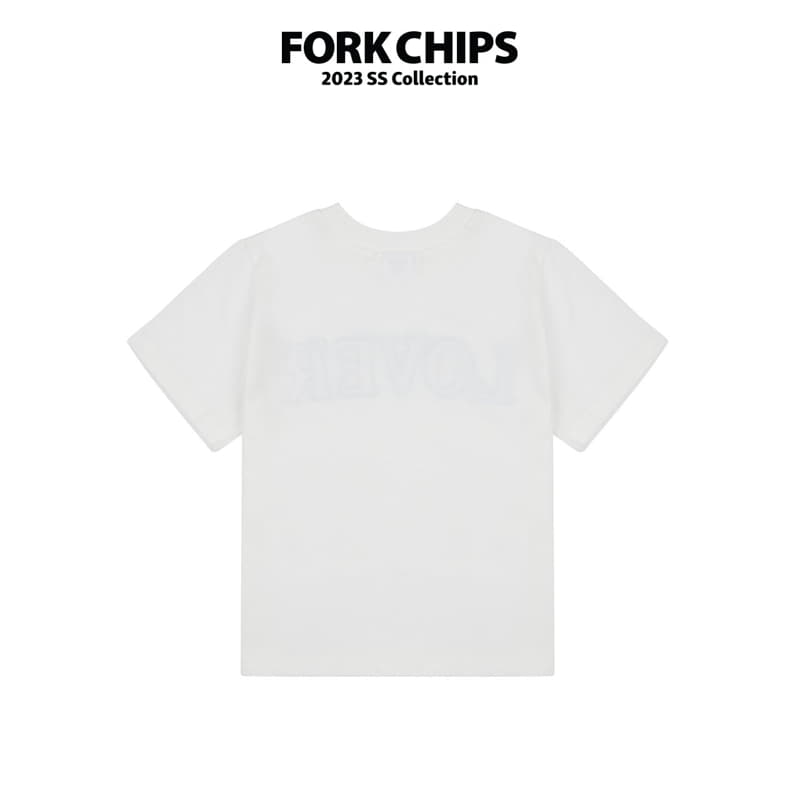 Fork Chips - Korean Children Fashion - #Kfashion4kids - Lover Tee - 2