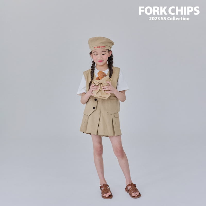 Fork Chips - Korean Children Fashion - #childofig - Log Cargo Skirt - 9
