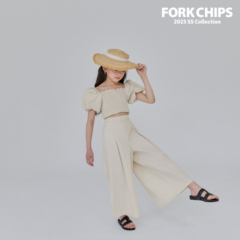 Fork Chips - Korean Children Fashion - #childofig - Dunday Crop Blouse - 10